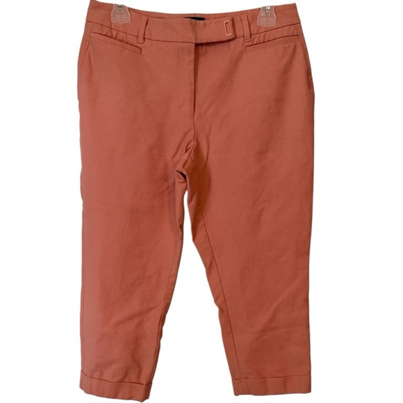 🌹WHBM SLIM CROP CORAL PANTS - Picture 1 of 4